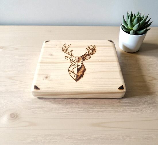Wooden coaster "Deer"