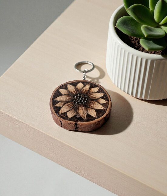 Oak keychain