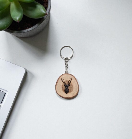 Oak keychain