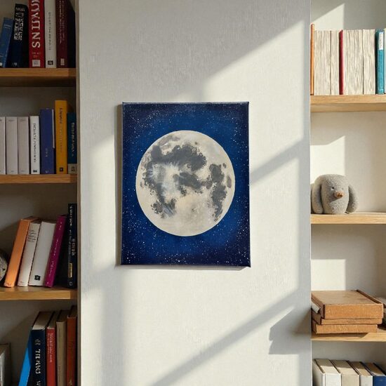 Kanvas glezna "Pilnmēness"