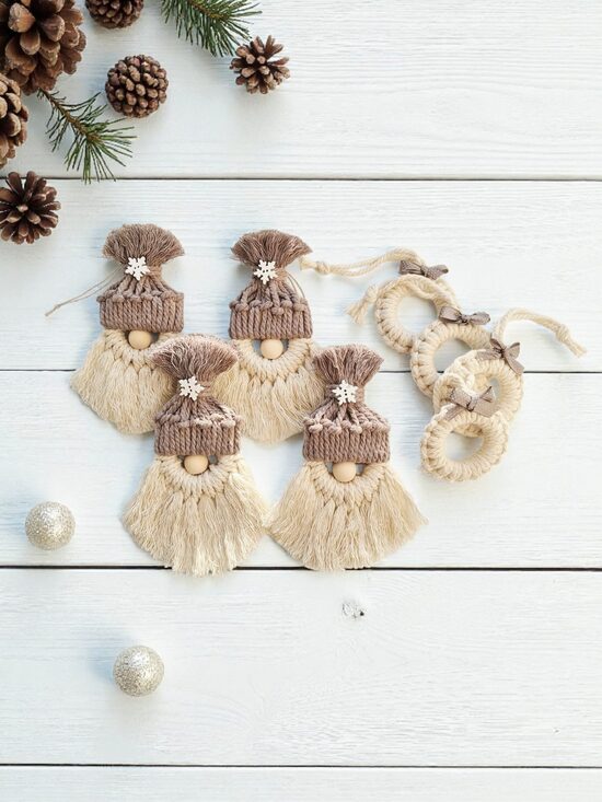 Macrame dekoru komplekts