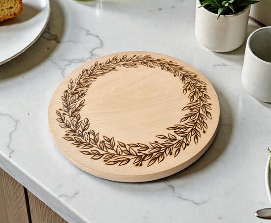 Round cutting board