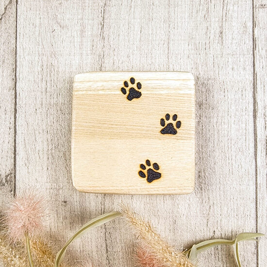 Ash wood coaster