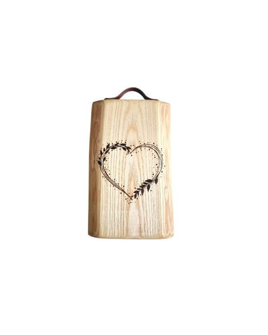 Oša koka dēlītis ar gravējumu