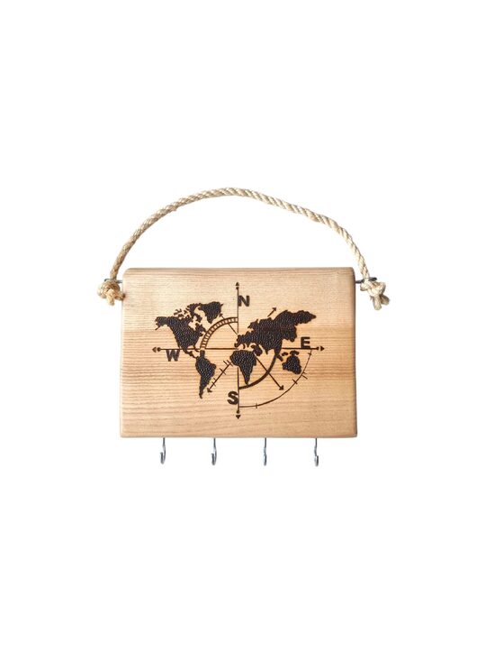 Oša koka atslēgu dēlītis "Kompass"